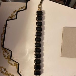 New Chloe and Isabel Jet Octagon Stone Bracelet